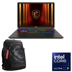 MSI Vector 16 HX AI A2XWHG Gaming Laptop, Intel Core Ultra 9 275HX 32GB RAM 1TB SSD, RTX 5070Ti 12GB, 16" 240Hz, Arabic KB Win11 Gray 9S7-15M352-070
