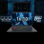 MSI Vector 16 HX AI A2XWIG Gaming Laptop, Intel Core Ultra 9 275HX, 32GB RAM, 1TB SSD, RTX 5080 16GB, 16" 240Hz, Arabic KB, Win11, Gray 9S7-15M352-069