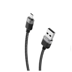 Oraimo SolidLine Micro Data Cable OCD-M72, 2A, 1M, Black