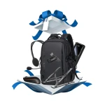 Arctic Hunter Laptop Backpack + Logitech H111 Headset + Flash SanDisk 64GB + Lenovo 300 Wireless Mouse + Laptop Holder + Power Bank Bundle