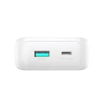 Joyroom Mini Wired Power Bank, 10000mAh, 30Watt, 4 Port, Type-C – Lightning Cables, White - JR-PBC06