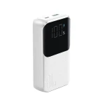 Joyroom Mini Wired Power Bank, 10000mAh, 30Watt, 4 Port, Type-C – Lightning Cables, White - JR-PBC06