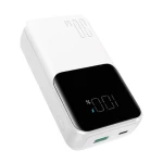 Joyroom Mini Wired Power Bank, 10000mAh, 30Watt, 4 Port, Type-C – Lightning Cables, White - JR-PBC06