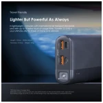 Oraimo Traveler OPB-7204Q Power Bank 20000mAh Super Fast 22.5W - Black