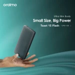 Oraimo Toast 15 Flash OPB-1100 Fast Charging Power Bank 10,000mAh 15W – Black