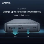 Oraimo OPB-1200 Traveler 15 Flash 20000mAh 15W Power Bank - Black