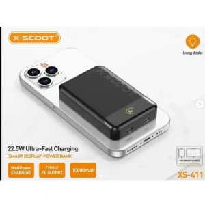 X-Scoot XS-411 Mini Wireless Power Bank 10000mAh 22.5W