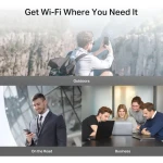 راوتر MERCUSYS MT110 المحمول بتقنية واي فاي 4جي LTE بسرعة 150 ميجابت في الثانية، وبطارية 2200 مللي أمبير تدوم 10 ساعات