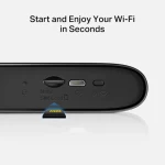 راوتر MERCUSYS MT110 المحمول بتقنية واي فاي 4جي LTE بسرعة 150 ميجابت في الثانية، وبطارية 2200 مللي أمبير تدوم 10 ساعات