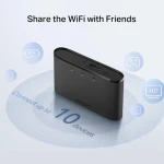 راوتر MERCUSYS MT110 المحمول بتقنية واي فاي 4جي LTE بسرعة 150 ميجابت في الثانية، وبطارية 2200 مللي أمبير تدوم 10 ساعات