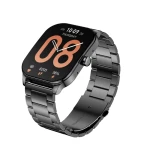 Amazfit Pop 3S Bluetooth Calls Smart watch with 1.96” AMOLED Display and AI Voice Assistance WaterProof  – Metallic Black