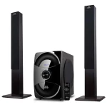 PORSH Dob X4 Bluetooth Home Theater System, 8 inch - Brown and Black