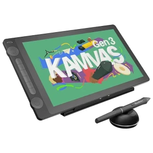 HUION KAMVAS 16 (Gen 3) Drawing Tablet with Screen, 15.8 inch 2.5K - Black