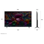 LG 65 Inch UHD AI 4K Smart TV AI Magic remote HDR10 WebOS25 - 65UA85006LA