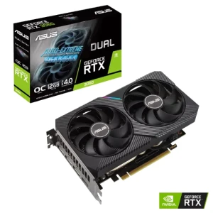 ASUS Dual GeForce RTX™ 3060 V2 OC Edition 12GB GDDR6 Graphic Card - 90YV0GB2-M0NA10