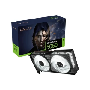 بطاقة رسومات جالاكس  GeForce RTX™ 5060 1-Click OC، 8 سعة جيجا GDDR7 ، 128 بت/DP2.1b*3/HDMI 2.1b/DLSS 4