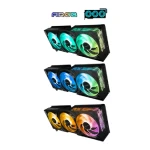 GALAX GeForce RTX 5080 1-Click OC Black 16GB GDDR7 256-Bit VGA Graphics Card
