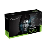 GALAX GeForce RTX 5080 1-Click OC Black 16GB GDDR7 256-Bit VGA Graphics Card