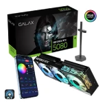 GALAX GeForce RTX 5080 1-Click OC Black 16GB GDDR7 256-Bit VGA Graphics Card