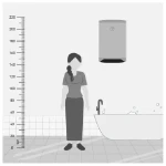 TORNADO Electric Water Heater 60 L Enamel Digital Silver TEEE-60DS