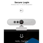 Lenovo 510 FHD Webcam with Type-C, Microphone and Privacy Shutter - Grey - GXC1D66063