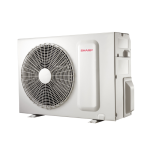 Sharp 2.25 HP Split Air Conditioner Cool/Heat Premium Plus Digital Plasmacluster AY-AP18UHE - White