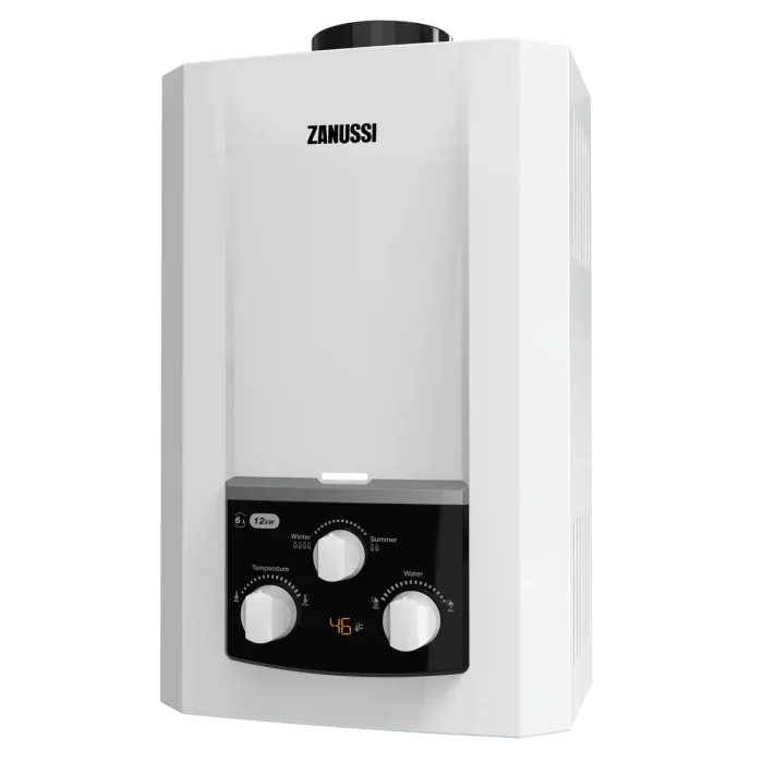 Zanussi NEW Vicky Digital Natural Gas Water Heater 6 Liter