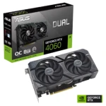 كارت شاشة اسوس Dual جي فورس RTX™ 4060 OC بذاكرة GDDR6 سعة 8 جيجابايت