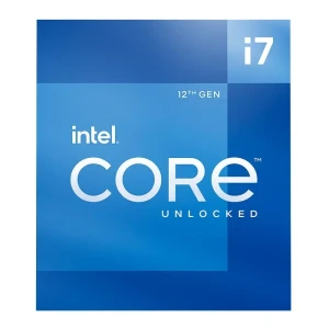 معالج سطح المكتب Intel Core  i7-12700  ذاكرة تخزين مؤقت سعة 25 ميجا  تصل إلى 4.90 جيجاهرتز