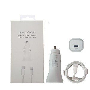 Apple 20W Car Charger USB C Power Adapter For IPhone 13 With Type C to Lightning Cable