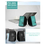 FOREV  FV-205  USB  Portable  Multimedia  Bass  2.0 Small  Speaker