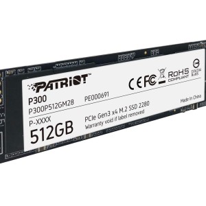 Patriot 512GB P300 m.2 NVMe PCIe SSD Memory 9SE00085