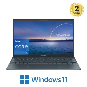 ASUS Zenbook 14 UX425EA-KI007W Laptop 14-inch FHD Intel Ci7-1165G7 16GB RAM 1TB SSD Intel Iris Xe Graphics Win11 Sleeve 90NB0SM1-M00FD0 Pine Grey