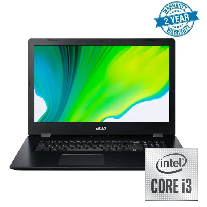 Acer Aspire 3 A315 Core i3-1005G1/4GB/1To HDD/15.6 pouces HD/Windows 10/  Noir et Bleu