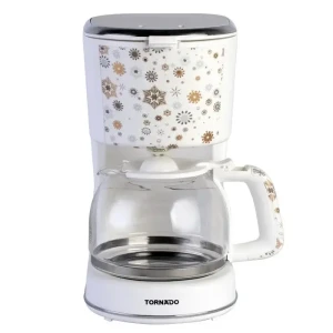 TORNADO  Automatic American Coffee Maker 1.25 Liter White TCMA-9125-C