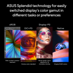 ASUS Vivobook Pro 15 OLED D6500QH-OLED005W 15.6-inch 2.8K 120Hz AMD R5-5600H 8GB 512GB SSD GTX1650 4GB FingerPrint Win11 90NB0YJ1-M00330 Blue