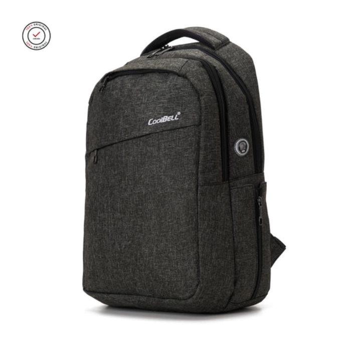 COOLBELL Water Resistant Laptop Backpack 15.6-Inch CB-7010 Black