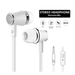 LDNIO Langsdom JM21 Earbuds Super Bass 3.5mm Stereo Earphones with Built In Microphone White