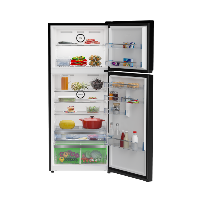 BEKO Refrigerator 557 Liter No Frost Digital Pro smart Inverter Black B3RDNE590ZB