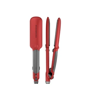 Rush Brush Steam Hair Straightener RB-X6 Red