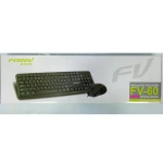 Forev FV-F60 Keyboard And optical Mouse Wired Set Black