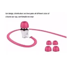 LDNIO Langsdom JM21 Earbuds Super Bass 3.5mm Stereo Earphones with Built In Microphone Red