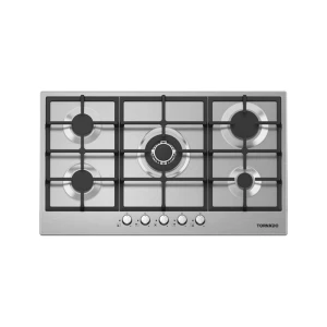 TORNADO 5 Gas burners Cooker Built In Stainless GHV-M90CSU-S
