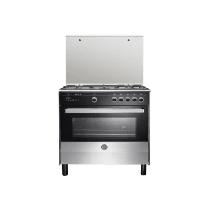 LA GERMANIA Freestanding Cooker 5 Gas Burners Stainless X Black 9M10G4A1X4AWW