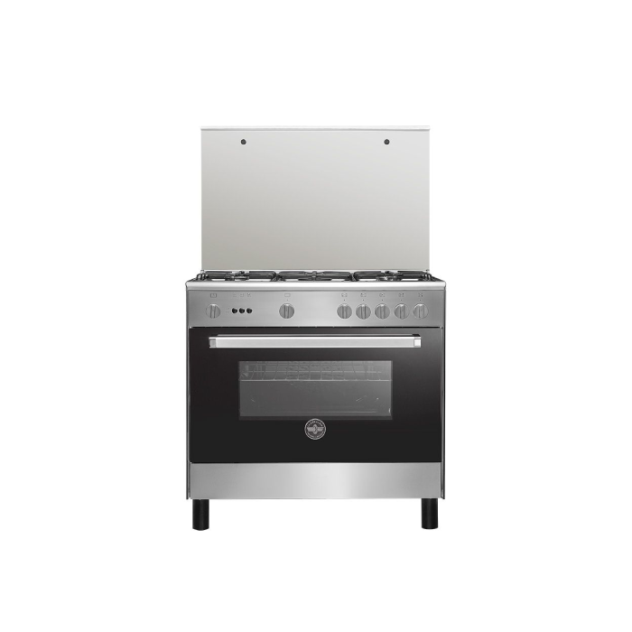 LA GERMANIA Freestanding Cooker 5 Gas Burners Stainless 9C103RC1X41WW
