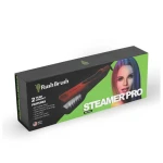 Rush Brush Steam Hair Straightener 85 Watt Red Steamer PRO
