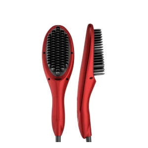 RUSHBRUSH S3 Hair Straightening Brush Red