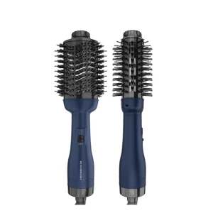 RushBrush Hair Straightener Brush V2 PRO Navy Blue
