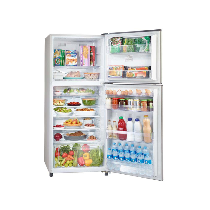 TOSHIBA Refrigerator 355 Liter No Frost Circular handle Light Silver GR-EF40P-J-SL