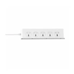 LDNIO SC10610 Power Strip With 10 Sockets &amp; 6 USB Ports - White 14 Day Warranty